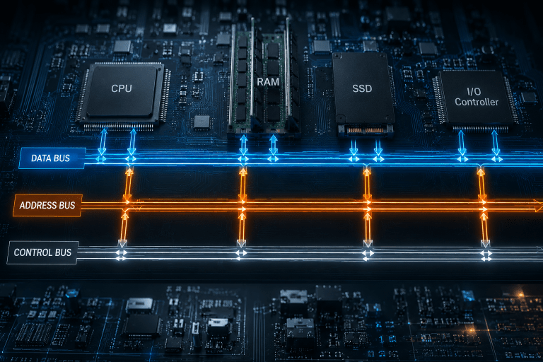 Wie moderne Computer funktionieren – Von Bus-Systemen zu Netzwerk und KI