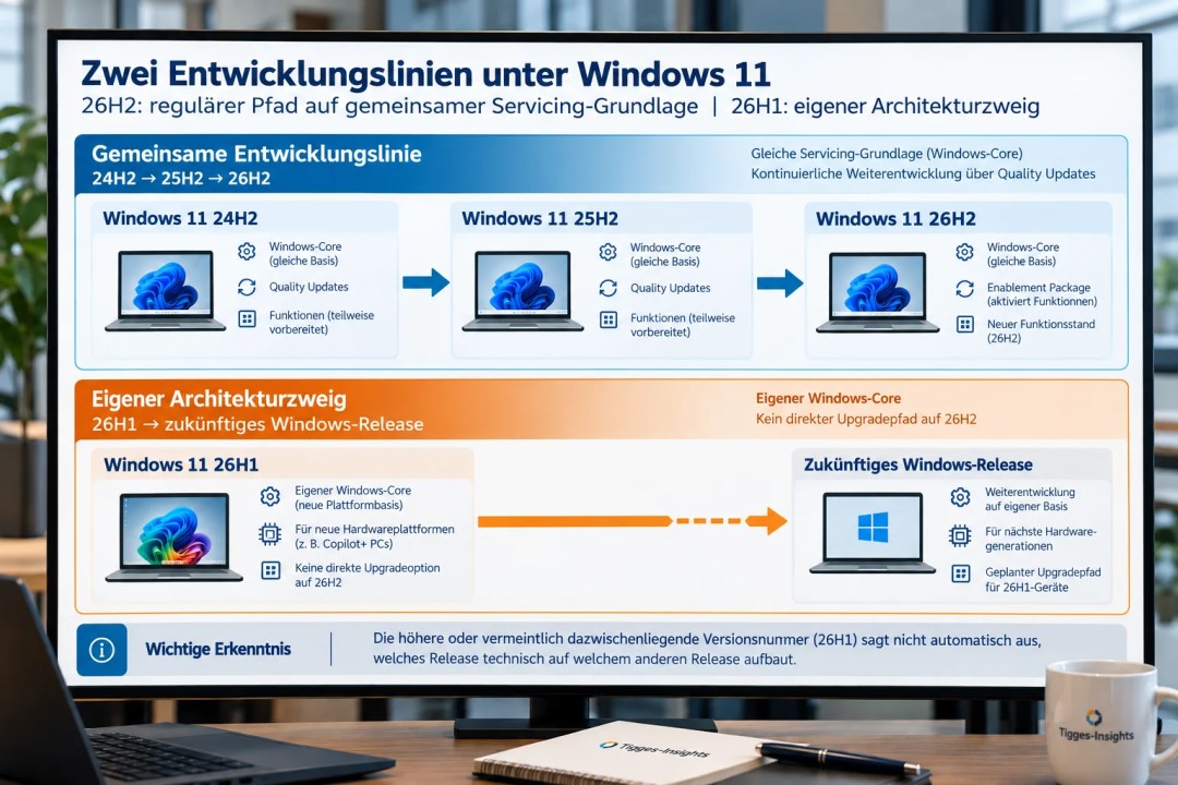 Windows 11 26H2: Wie Microsoft Windows zur Plattform umbaut